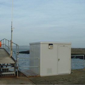Tide gauge location (old building replaced)